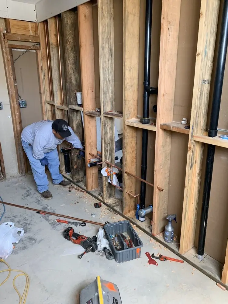 Commercial rough-in plumbing for Water Heater Replacement in Malibu
